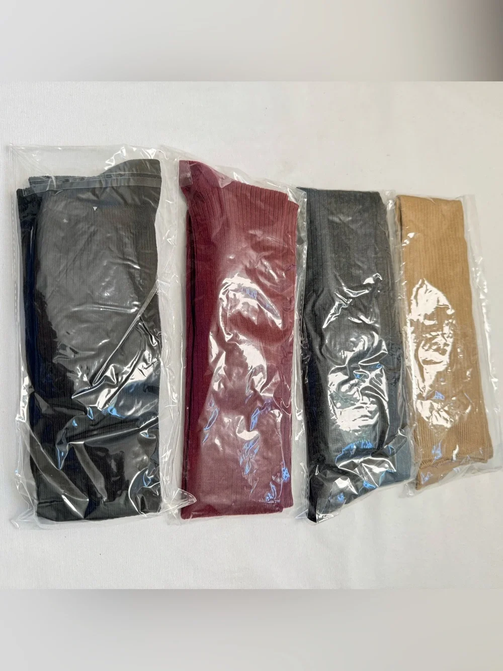 Socks Bundle Of 4 New Thigh Over The Knee Knit Long Socks